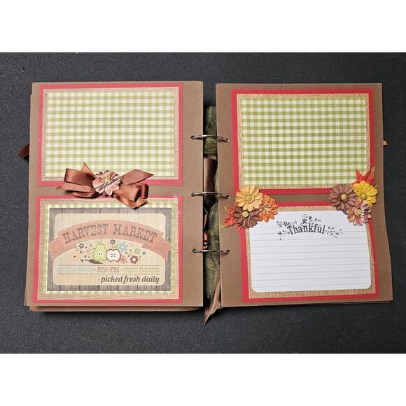 Craft Scrapbook - Gratitude Fall Harvest Journal - Never Used - Picture 5 of 6